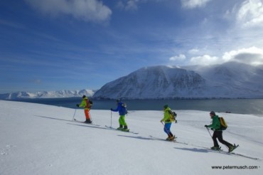 Ski touring in Akureyri